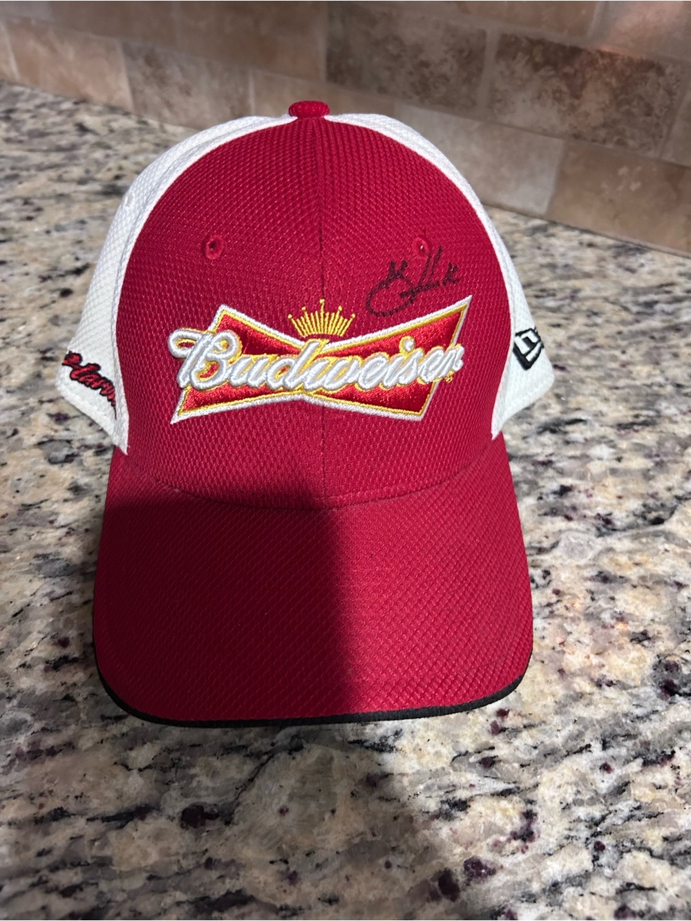 Autographed Kevin Harvick Budweiser Cap